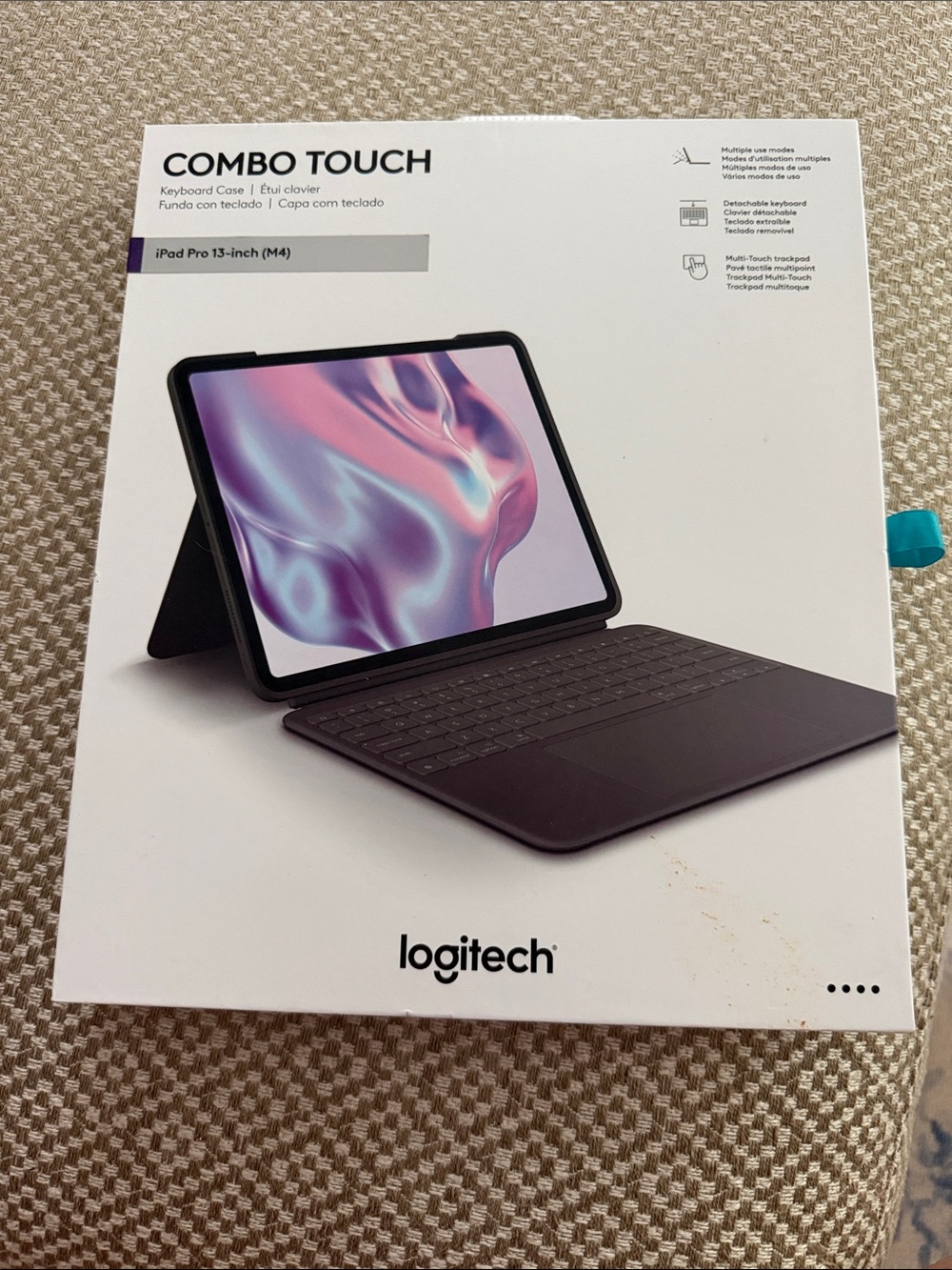 Logitech Combo Touch Keyboard Case for iPad Pro 13-inch — Black